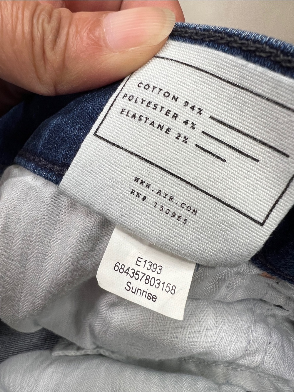 AYR The Chiller Skinny Jeans in Sunrise Blue Size 26 - Picture 14 of 15